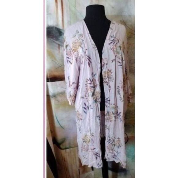 Lot of 4 tops NWT COZY CASUAL SPRING FLORAL CHIFFON KIMONO SIZE SMALL, LulaRoe r - Picture 2 of 5